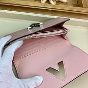Forubags Louis Vuitton twist long wallet pink  - 3