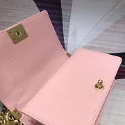 Forubags Chanel Cavior Leboy Bag 25cm With Top Handle Pink - 2