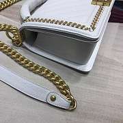 Forubags Chanel Cavior Leboy Bag 25cm With Top Handle white - 5