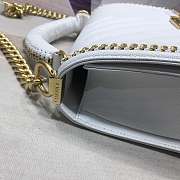 Forubags Chanel Cavior Leboy Bag 25cm With Top Handle white - 2