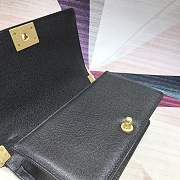Forubags Chanel Cavior boy Bag 25cm With Top Handle black - 4