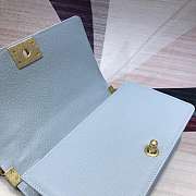 Forubags Chanel Cavior boy Bag 25cm With Top Handle light blue - 2