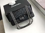 Forubags Chanel chain flap bag square buckle 25cm in black - 1