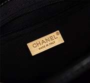 Chanel Flap Bag Calfskin & Gold-Tone Metal Black 19*14*5cm - 5