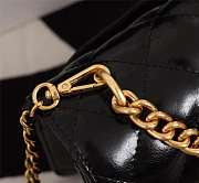 Chanel Flap Bag Calfskin & Gold-Tone Metal Black 19*14*5cm - 3