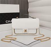 Forubags Chanel Shoulder bag, Cowhide,23x14x8cm,white - 4