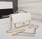 Forubags Chanel Shoulder bag, Cowhide,23x14x8cm,white - 2