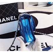 Chanel PVC Flap Bag Transparent A57049 Blue - 2
