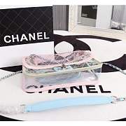 Chanel PVC Flap Bag Transparent A57049 Pink - 6