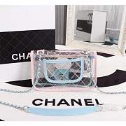 Chanel PVC Flap Bag Transparent A57049 Pink - 3