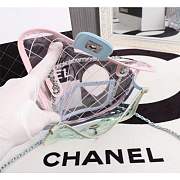 Chanel PVC Flap Bag Transparent A57049 Pink - 2