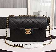 Forubags Chanel Shoulder bag Gold double C lock 30*21*8cm black - 1