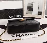 Forubags Chanel Shoulder bag Gold double C lock 30*21*8cm black - 4