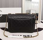 Forubags Chanel Shoulder bag Gold double C lock 30*21*8cm black - 3