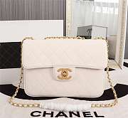 Forubags Chanel Shoulder bag Gold double C lock 30*21*8cm white - 1