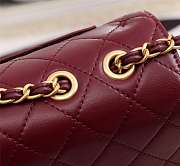 Forubags Chanel Shoulder bag Gold double C lock 30*21*8cm burgundy - 3