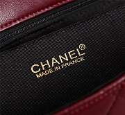 Forubags Chanel Shoulder bag Gold double C lock 30*21*8cm burgundy - 2