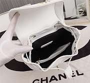 Forubags Chanel Double C backpack,Cowhide, 26*23*10cm,white - 3