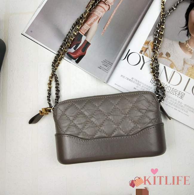 Forubags-7 Chanel Gabrielle Mini bag V Lattice 94505# - 1