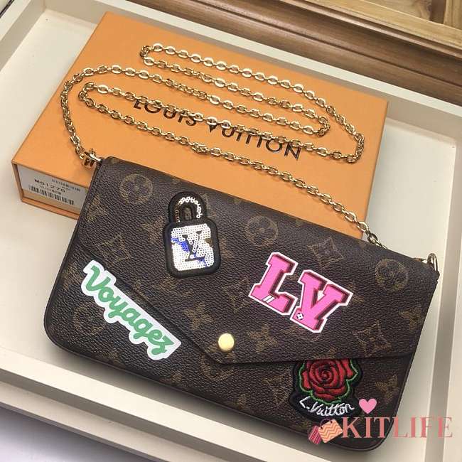 Forubags Louis Vuitton Felicie Wallet Chain Bag - 1