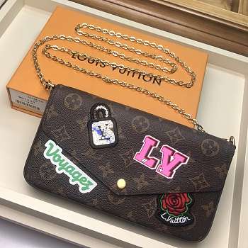 Forubags Louis Vuitton Felicie Wallet Chain Bag