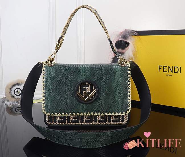 Forubags Fendi kan I 25-18-10cm green - 1