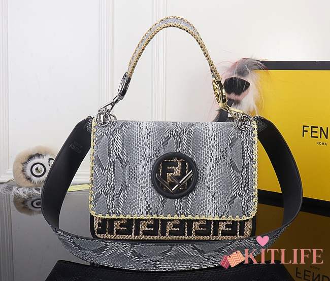 Forubags Fendi kan I 25-18-10cm gray - 1