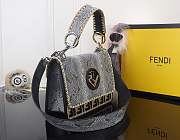Forubags Fendi kan I 25-18-10cm gray - 2