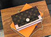 FORUBAGS LV FLORE CHAIN WALLET MONOGRAM CANVAS M67405 - 3