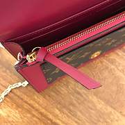 FORUBAGS LV FLORE CHAIN WALLET MONOGRAM CANVAS M67404 - 4