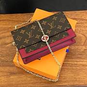 FORUBAGS LV FLORE CHAIN WALLET MONOGRAM CANVAS M67404 - 5