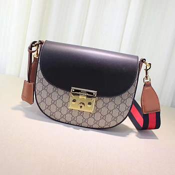 Gucci Padlock Shoulder Bag black