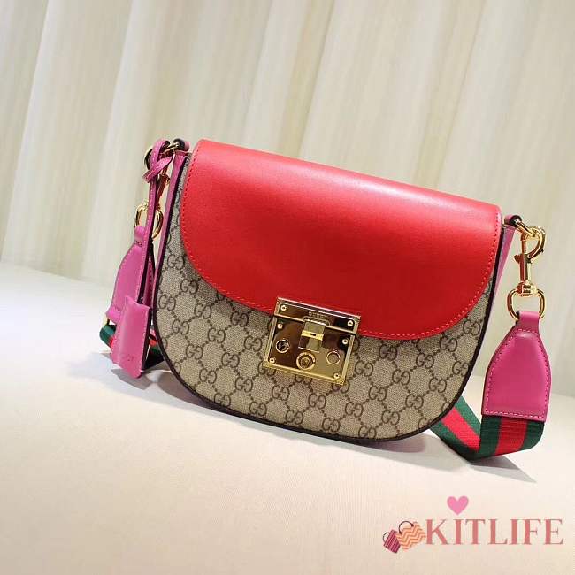 Gucci Padlock Shoulder Bag Rose - 1