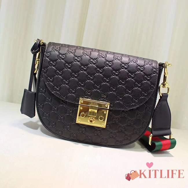 Gucci Padlock shoulder bag 453189 black - 1