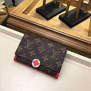 FORUABGS LOUIS VUITTON FLORE COMPACT WALLET M64587 - 1