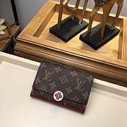 FORUABGS LOUIS VUITTON FLORE COMPACT WALLET M64588 - 1