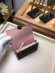 FORUABGS LOUIS VUITTON FLORE COMPACT WALLET PINK - 5