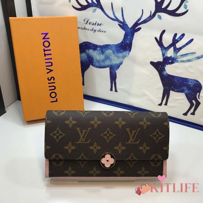 FORUABGS LOUIS VUITTON FLORE WALLET M64586 - 1