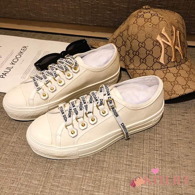 FORUBAGS DIOR SNEAKERS CANVAS WHITE - 1