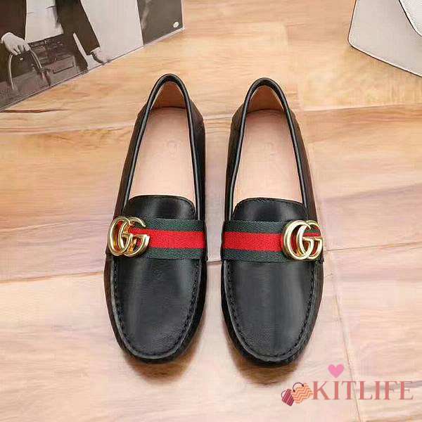 FORUBAGS GUCCI CALF LEATHER SHOES - 1