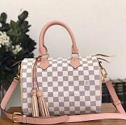 Louis Vuitton SPEEDY BANDOULIÈRE 25 Rose Ballerine N44366  - 1