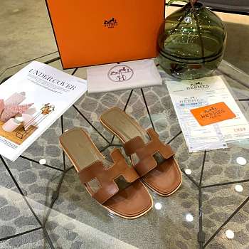 Hermes Slippers Size:35-41 brown