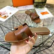Hermes Slippers Size:35-41 brown - 2
