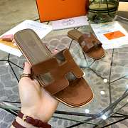 Hermes Slippers Size:35-41 brown - 6