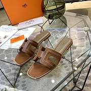 Forubags Hermes Slippers Size:35-41 brown - 3