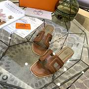 Forubags Hermes Slippers Size:35-41 brown - 2