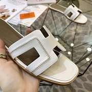 Forubags Hermes Slippers Size:35-41 white - 3