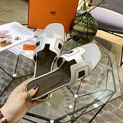 Forubags Hermes Slippers Size:35-41 white - 4