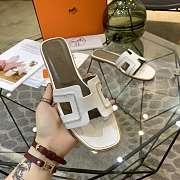 Forubags Hermes Slippers Size:35-41 white - 5