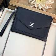 LOUIS VUITTON POCHETTE MYLOCKME Noir M63926 - 3